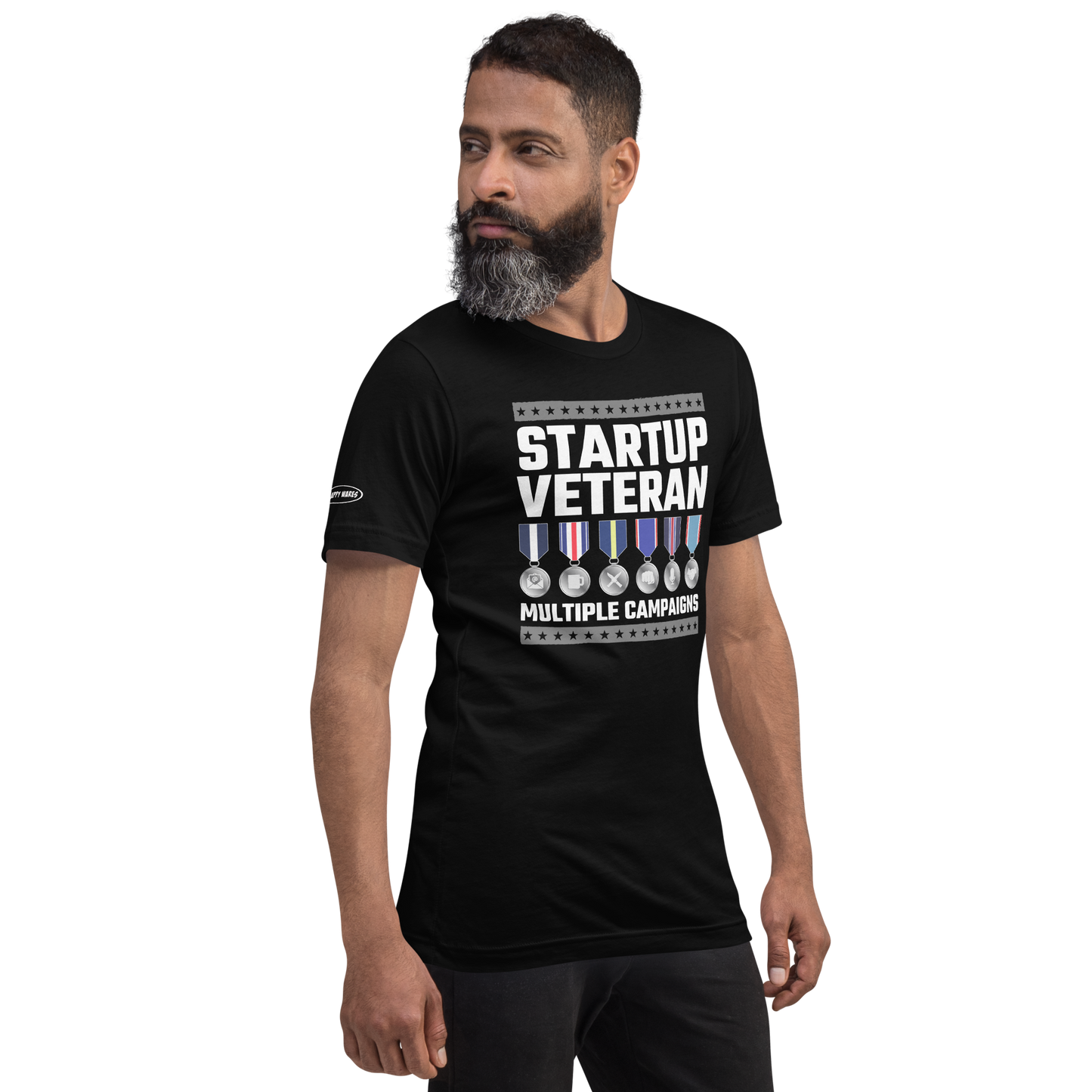 Startup Veteran, Multiple Tours - Funny T-Shirt