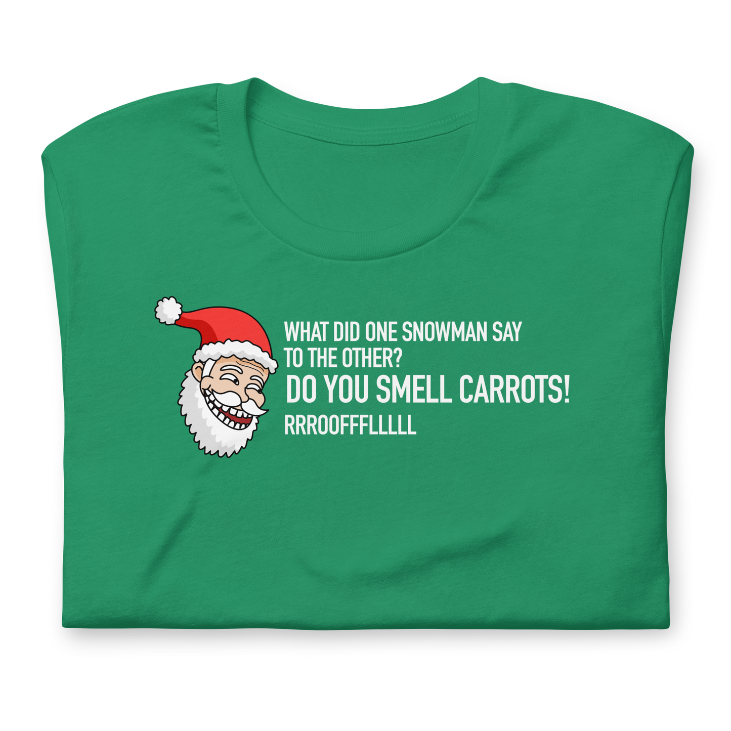 CHRISTMAS - Dad Joke Santa - Do You Smell Carrots? - Funny t-shirt