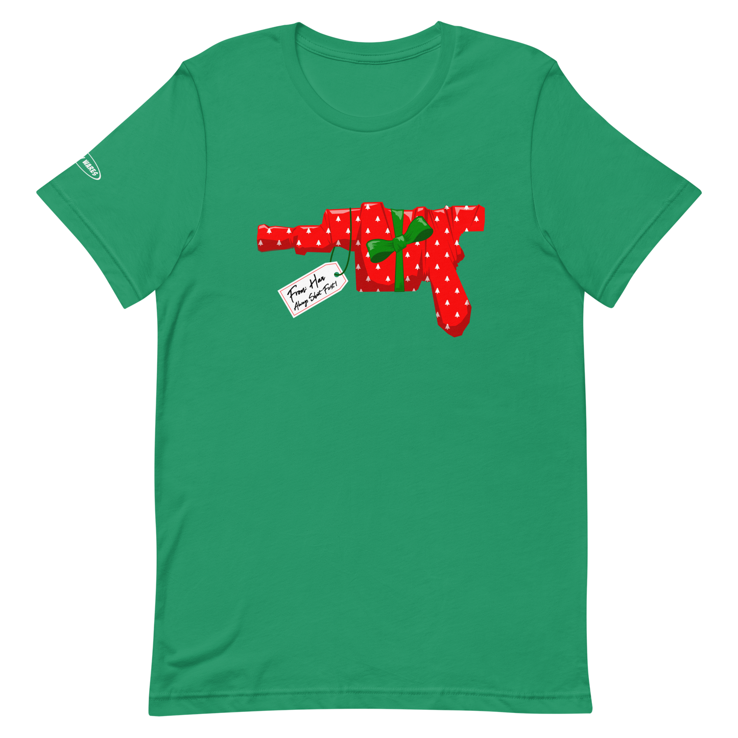 CHRISTMAS - STAR WARS - Han Blaster Present - Always Shoot First! - Funny t-shirt