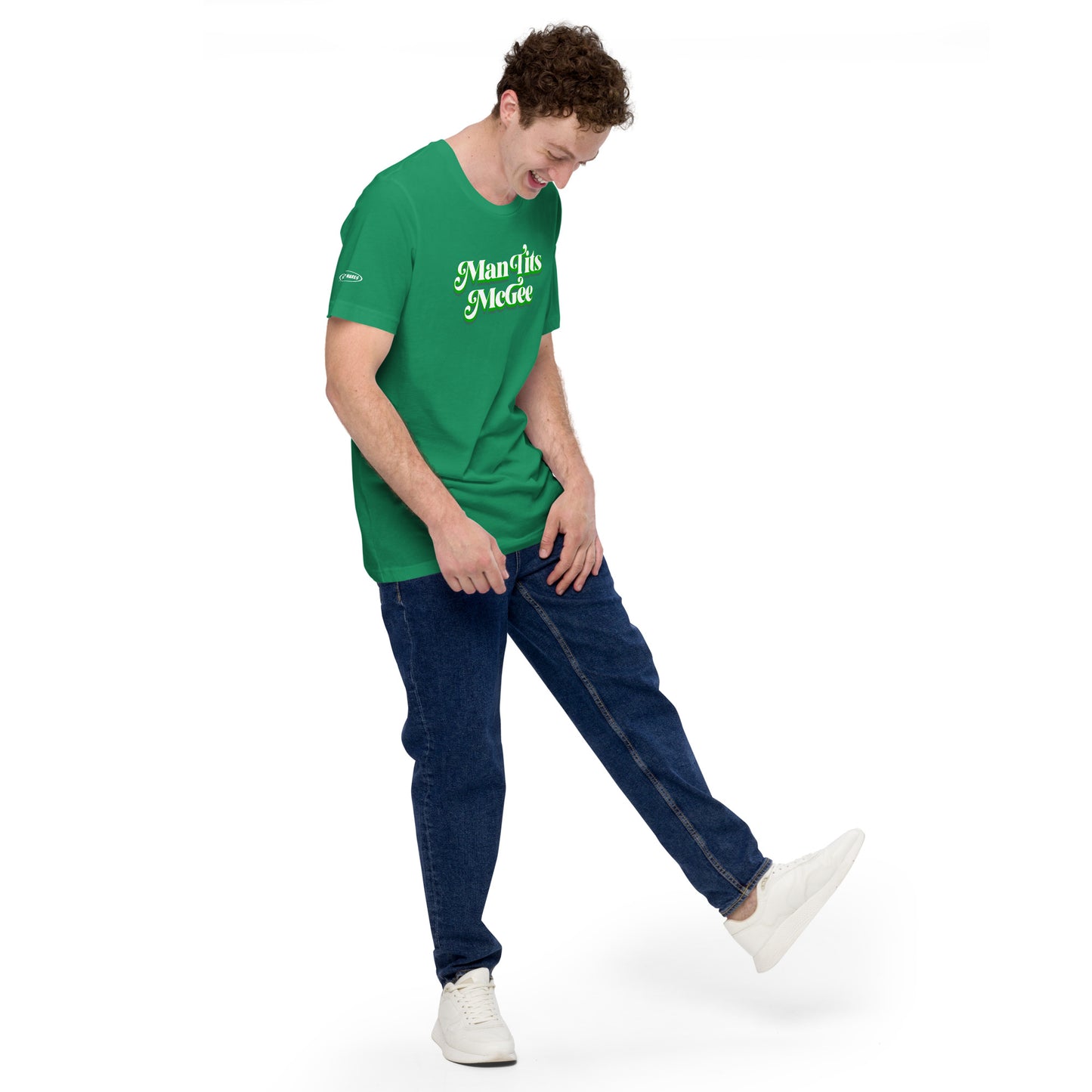 St. Patrick's Day - Man Tits McGee - Funny T-Shirt