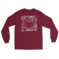 Fall - pumpkin with themes of fall - Funny Long Sleeve Shirt by Louise Lux