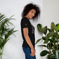 Fall - pumpkin with themes of fall - T-shirt by Louise Lux