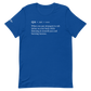 Hilarious Guys Spa Definition - Funny t-shirt