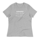Women's - HAWAII - Hooray Beaches! Boo Riptides! Hooray Volcanos! Funny T-Shirt
