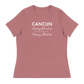 Women's - CANCUN - Hooray Beaches! BOO Seaweed! Hooray Alcohol! - Funny T-Shirt