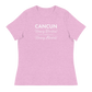 Women's - CANCUN - Hooray Beaches! BOO Seaweed! Hooray Alcohol! - Funny T-Shirt