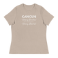 Women's - CANCUN - Hooray Beaches! BOO Seaweed! Hooray Alcohol! - Funny T-Shirt