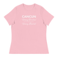Women's - CANCUN - Hooray Beaches! BOO Seaweed! Hooray Alcohol! - Funny T-Shirt
